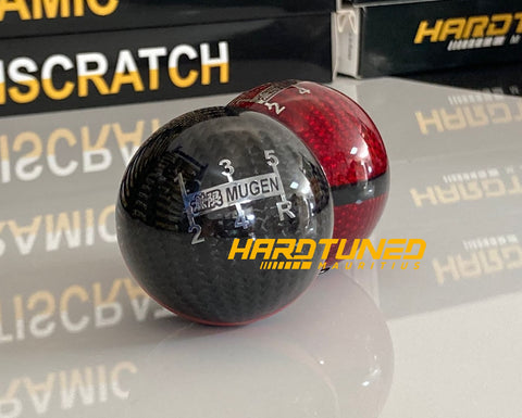 5 SPEED MUGEN REAL CARBON GEAR KNOB