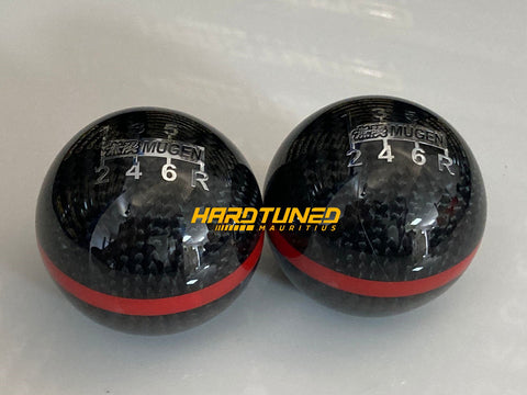 6 SPEED MUGEN REAL CARBON GEAR KNOB