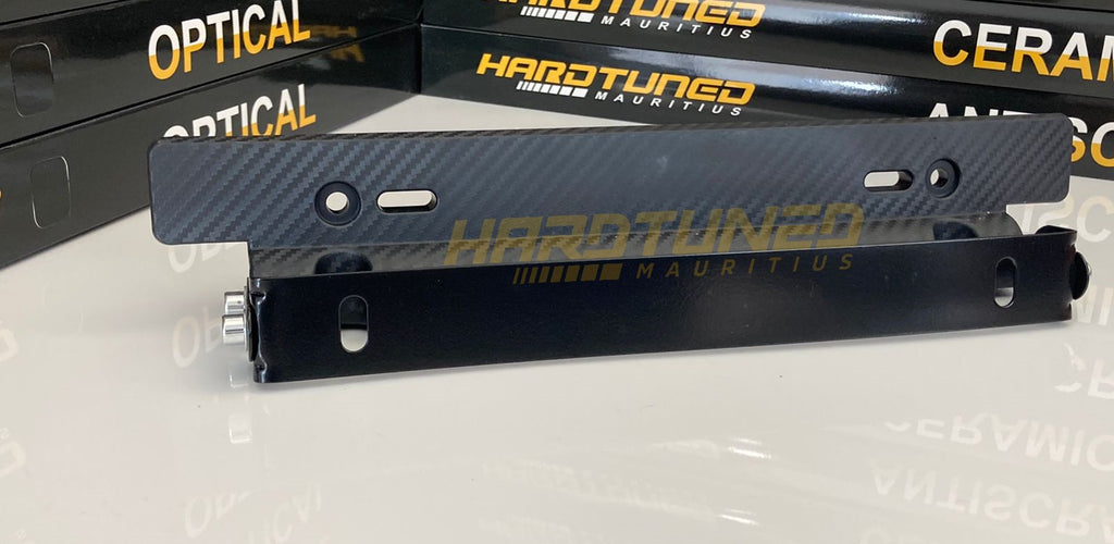 Adjustable Racing License Plate Holder 3D Carbon Fiber Universal –  HARDTUNED ENTERPRISE (MAURITIUS)