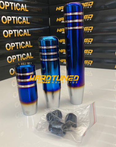 SHIFT KNOB BURNT EFFECT BLUE