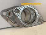 2'' Exhaust Catback Downpipe 2-Bolt Exhaust Gasket For Catback Exhaust Header Down Pipe Manifold Flange Gasket