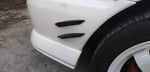 4Pcs Carbon Fiber Color Fit Front Bumper Lip Splitter Fins Body Spoiler Canards